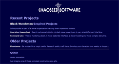 Desktop Screenshot of chaoseed.com
