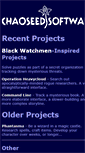 Mobile Screenshot of chaoseed.com