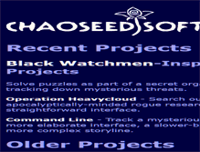 Tablet Screenshot of chaoseed.com